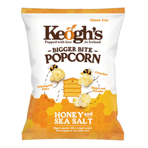 Keoghs Honey and Sea Salt Popcorn 90g