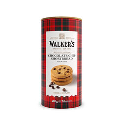 Walker's Shortbread  Chocolate Chip Shortbread Tube 200g