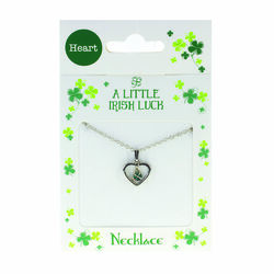 Clover Clover Necklace - Clover In Heart