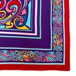 Book of Kells Large Purple & Red Celtic Square Scarf