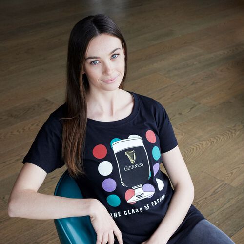 Guinness Guiness The Glass of Fashion Ladies T-Shirt XS