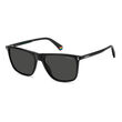 Polaroid PLD 6232/S Black Rectangular Sunglasses