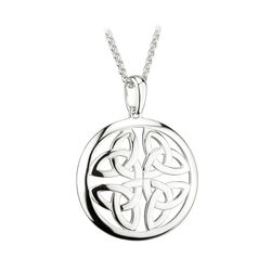Solvar Sterling Four Trinity Knot Pendant