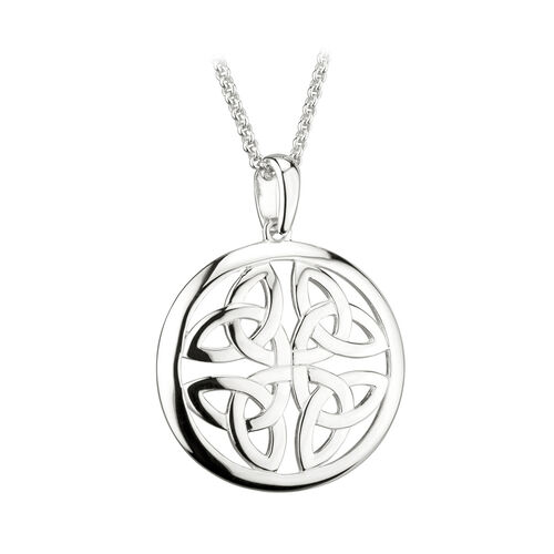 Solvar Sterling Four Trinity Knot Pendant