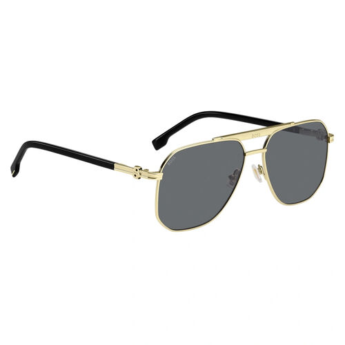 Boss BOSS 1743/S Gold Black Square Sunglasses