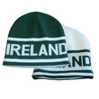 Lansdowne Adults Green White Reversible Knit Hat 