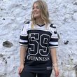 Guinness Black & Cream American Football Jersey XS