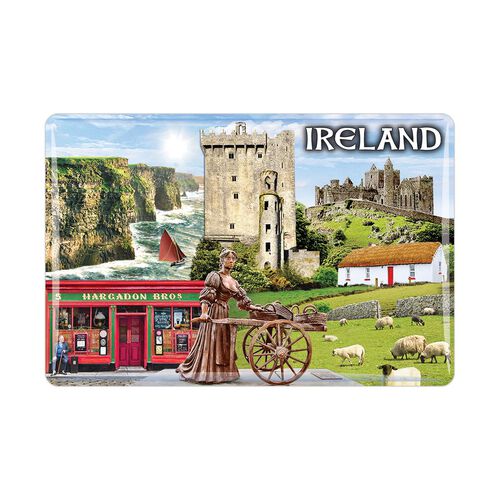 Souvenir Ireland Montage Magnet