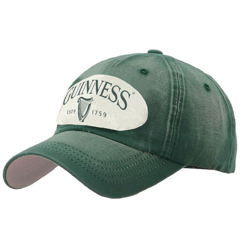 Guinness Bottle Green Distressed Baseball Cap