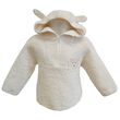 Patrick Francis Patrick Francis Cream Sheep 1/4 Zip Kids Hoodie   5-6 Years