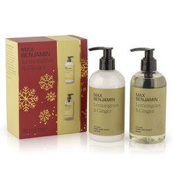 Max Benjamin Lemongrass & Ginger Hand & Body Wash & Lotion Gift Set