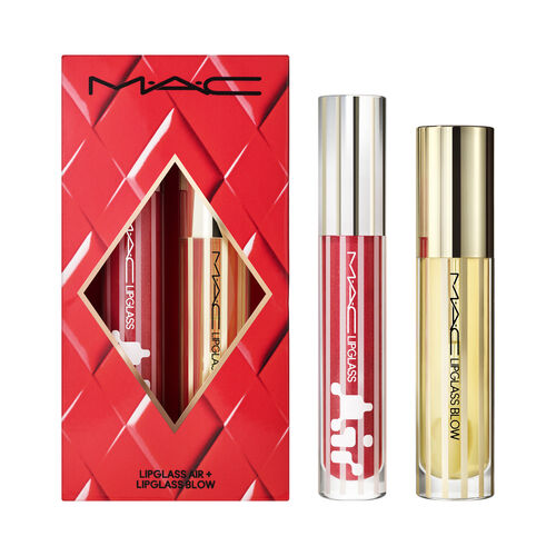 MAC Lipglass Duo Blowing Air Kisses