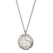 Loinnir Jewellery Hare 3 Pence Coin Sterling Silver Necklace