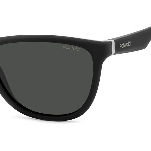 Polaroid PLD 2133/S Black Grey Rectangular Sunglasses