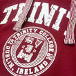 Trinity Burgundy & White Trinity College Crest Hoody  XXL