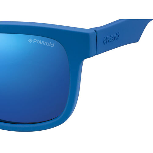 Polaroid PLD 8020/S Blue Rectangular Sunglasses