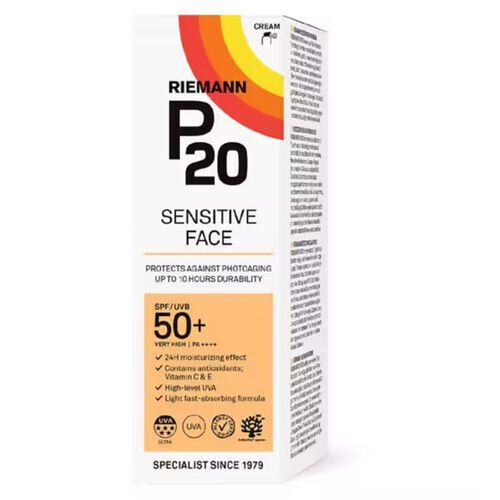 P20 P20 Sun Protection SPF50 Face Sensitive 50g