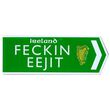 Souvenir Feckin Eegit Metal Magnet