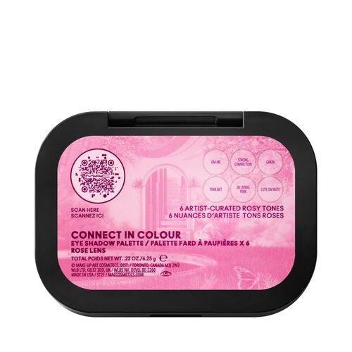 MAC Connect In Colour Eye Shadow Palette Rose Lens
