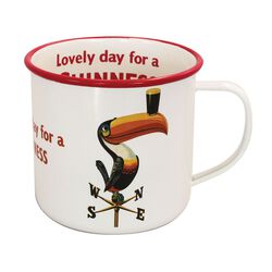 Guinness Enamel Toucan Mug