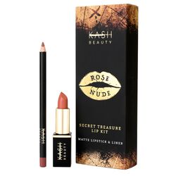 KASH Beauty Rose Nude Lip Kit 