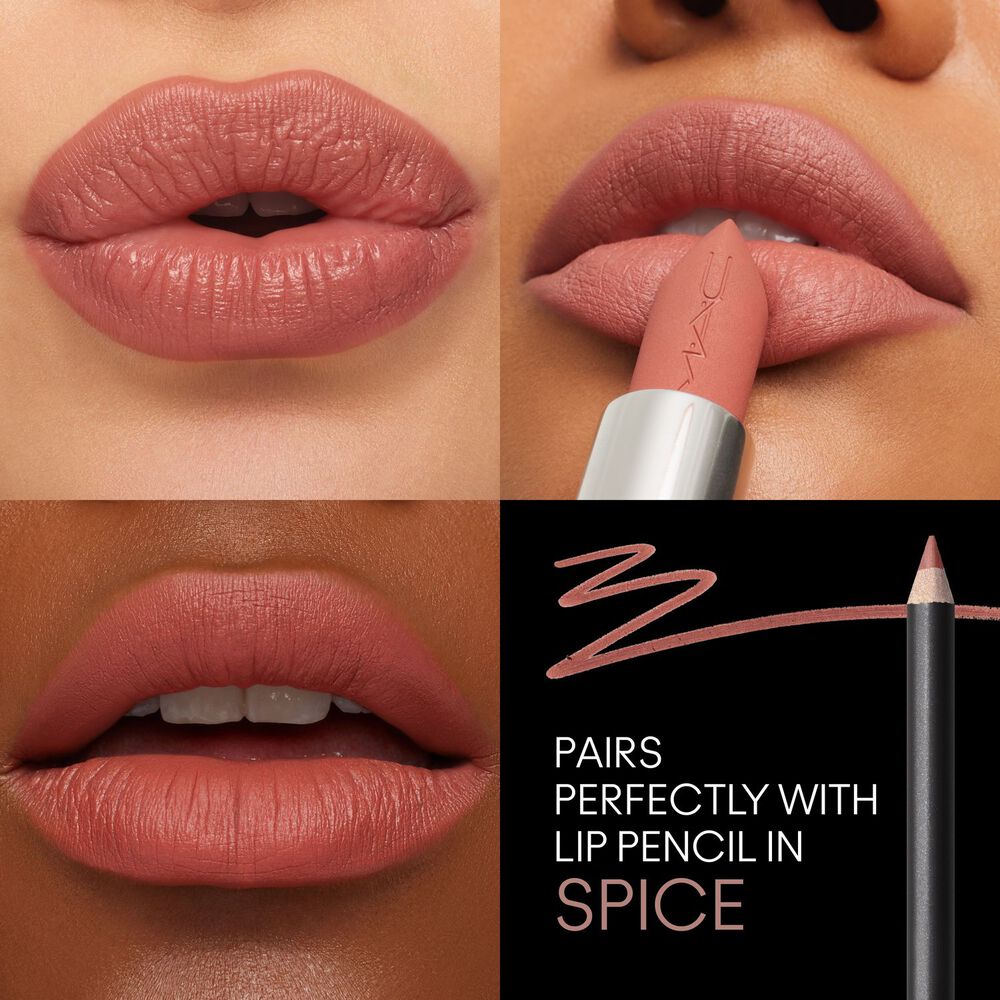 MACximal Mini Silky Matte Lipstick Velvet Teddy Airport Duty