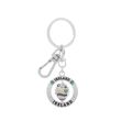 Souvenir Crystal SHeep Spinner Keyring
