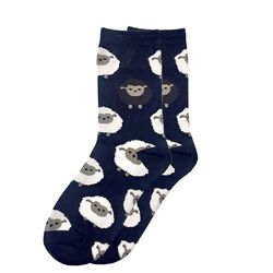 Traditional Craft Kids Navy Sheep Kids Socks 0-3 Kids
