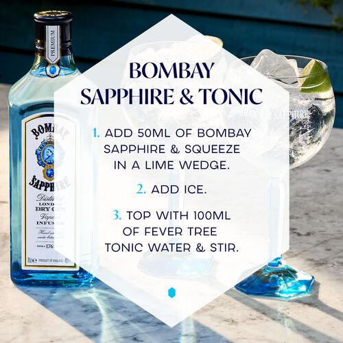 Bombay Sapphire Bombay Sapphire London Dry Gin 1L