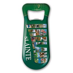 Picture Press Ireland in Text Bottle Opener Fridge Magnet