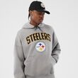 New Era Cap Pittsburgh Steelers NFL International Series Games Grey Pullover Hoodie XS