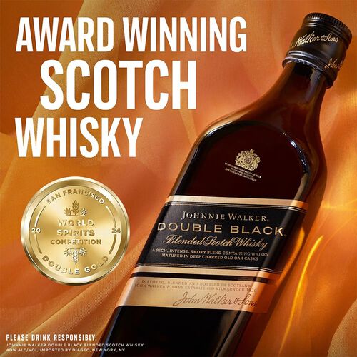 Johnnie Walker Double Black Blended Scotch Whisky 1L