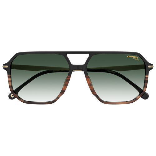 Carrera CARRERA 324/S Black Square Double Bridge Sunglasses