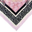 Book of Kells Celtic Baby Pink & Beige Silk Scarf