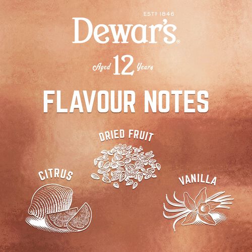 Dewar's Dewar's 12 Year Old Scotch Whisky 1L