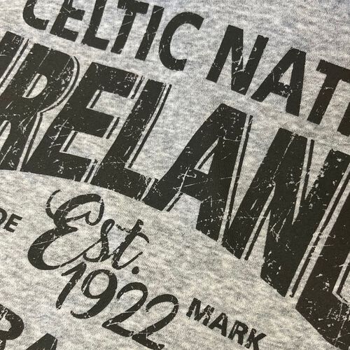 Irish Memories Grey Celtic Nation Hoodie XL