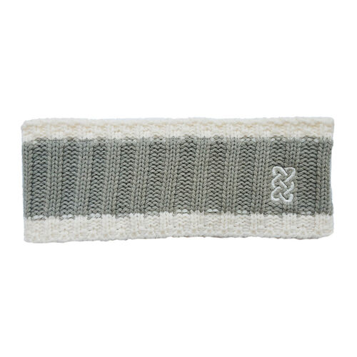 Patrick Francis Patrick Francis Green Cream Knit Headband One Size