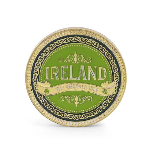 Souvenir Emerald Isle Map Coin