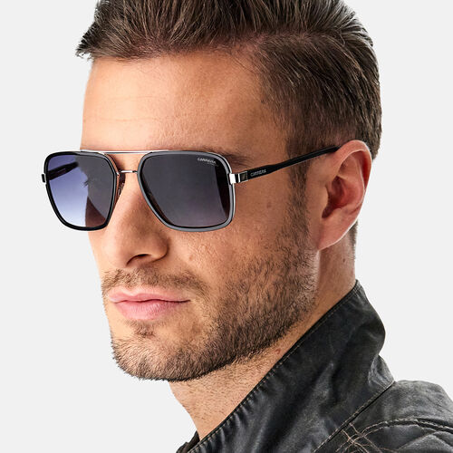 Carrera CARRERA 256/S Ruthenium Black Rectangular Sunglasses