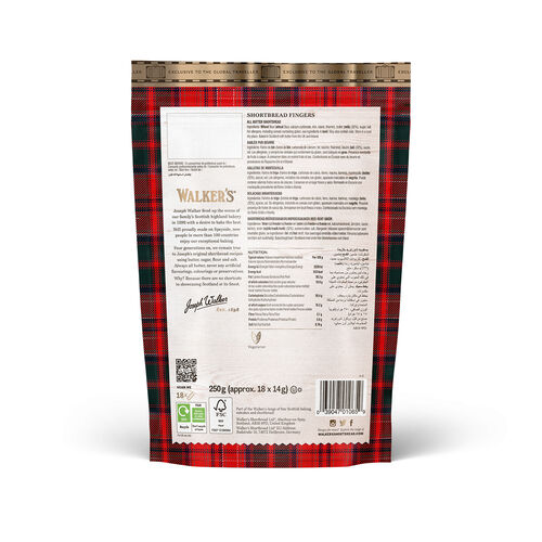 Walker's Shortbread Shortbread Fingers Share Bag 250g
