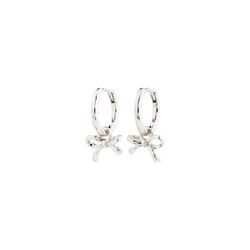 Lysandra Recycled Hoop Earrings Silver