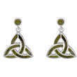The Connemara Knot Earrings with Marble 2cm x 1.5cm