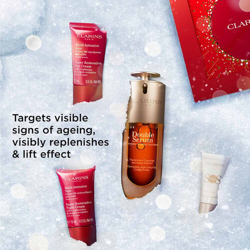 Clarins Double Serum & Super Restorative Routine