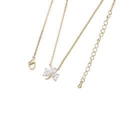 Trinity Gold Three Crystal Pendant