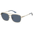 Polaroid PLD 4172/G/S/X Gold Square Double Bridge Sunglasses