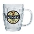 Guinness Label Dimpled Glass Tankard