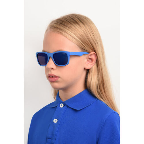Polaroid PLD 8020/S Blue Rectangular Sunglasses