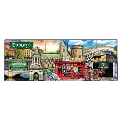 Souvenir Dublin Montage Wood Magnet