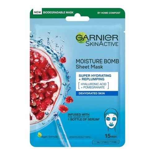Garnier Moisture Bomb Pomegranate Hydrating Face Sheet Mask 28g