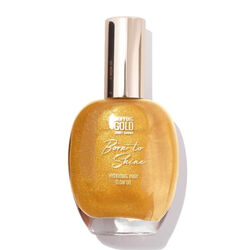 SOSU Cosmetics Dripping Gold Born to Shine Hydrating Body Glow Oil Golden